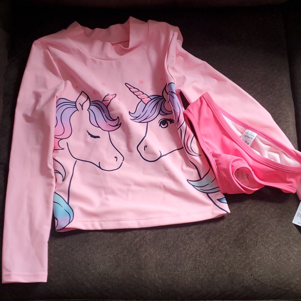 Girls long sleeve bathing suit